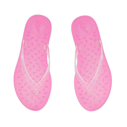 Jelly Flip Flop Clear/Pink