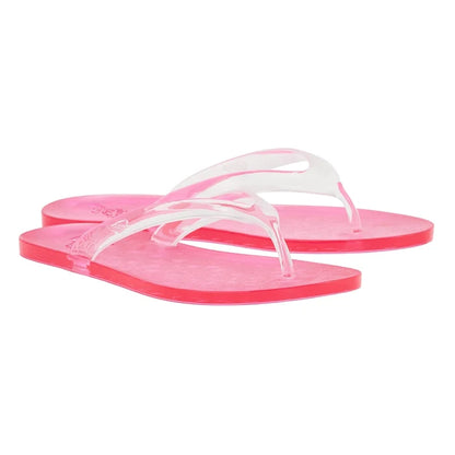 Jelly Flip Flop Clear/Pink