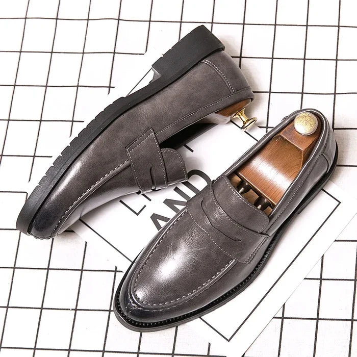 Leonardo de' Ginori Genuine Leather Loafers