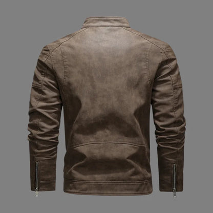 Matteo Vivaldi Leather Moto Jacket