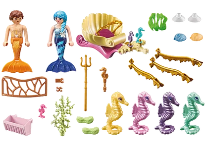 Mermaid Seahorse Carriage