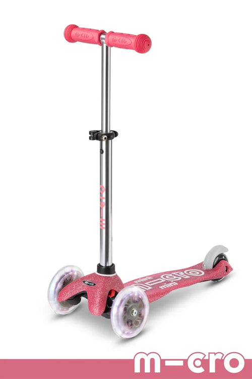 Micro Mini LED Scooter Glitter Fairy Pink