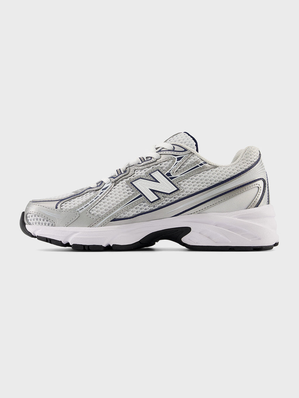 New Balance 740 Sneakers | White/NB Navy