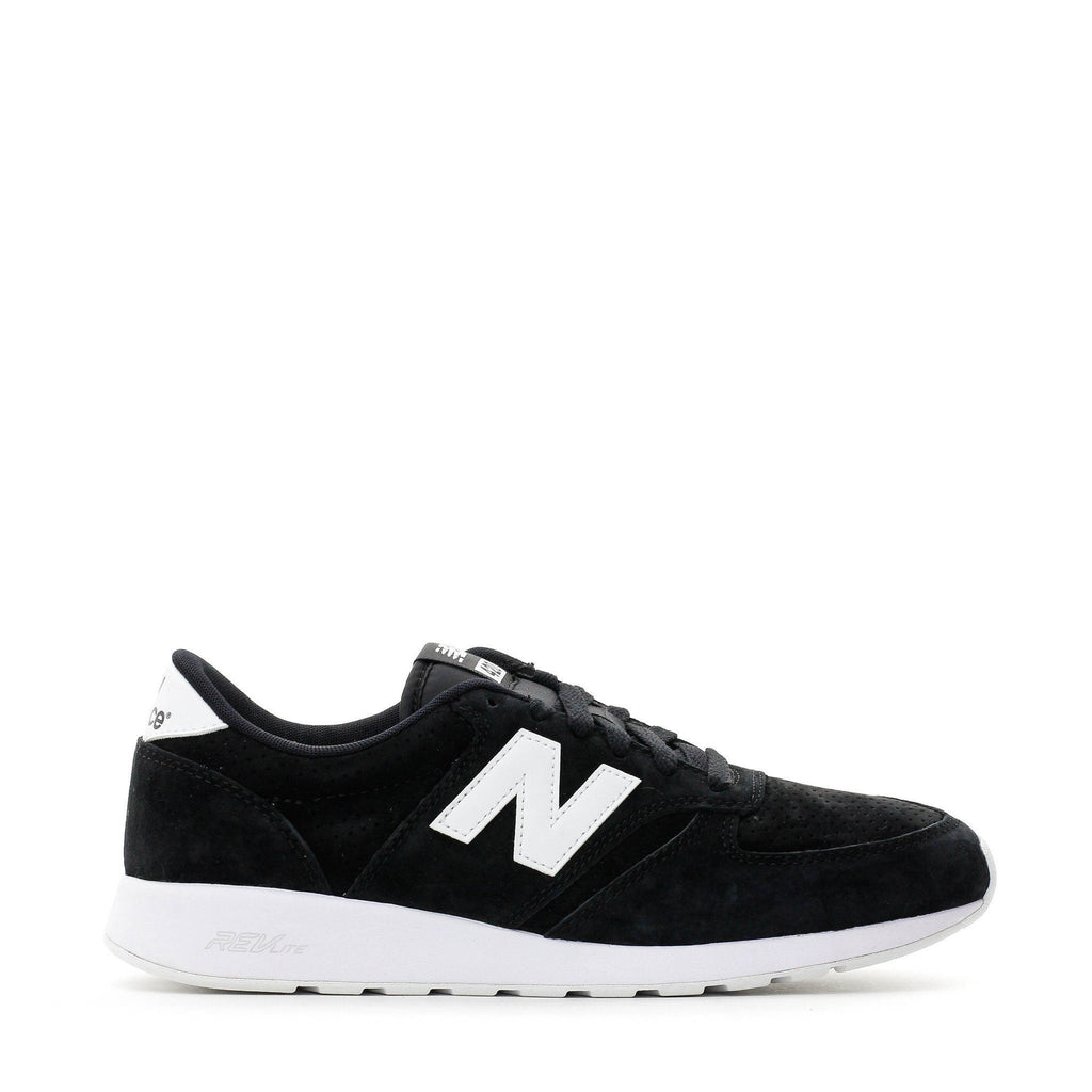 NEW BALANCE LIFESTYLE RE-ENGINEERED REVLITE BLACK WHITE SUEDE MRL420SN ***