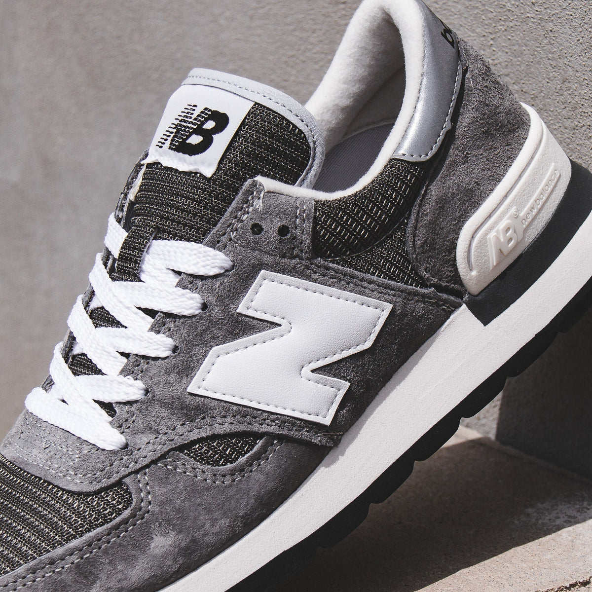 New Balance Men 990v1 Grey Made in USA M990GR1