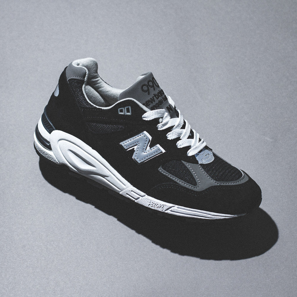New Balance Men 990v2 Black Made In USA M990BL2