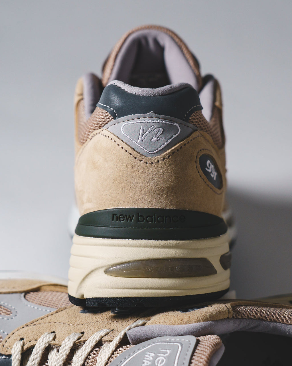 New Balance Unisex Made in UK 991v2 Cuban Sand U991BE2