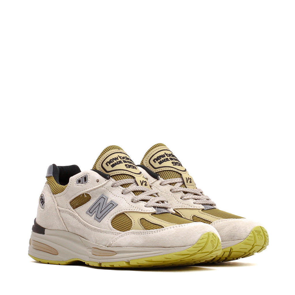 New Balance Unisex Made in UK 991v2 Neo Synthesis Silver Birch U991PW2