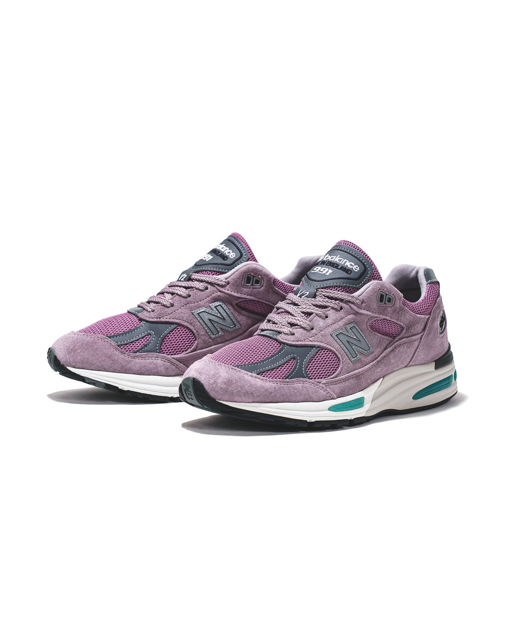 New Balance Unisex Made in UK 991v2 Polignac Toadstool U991RR2