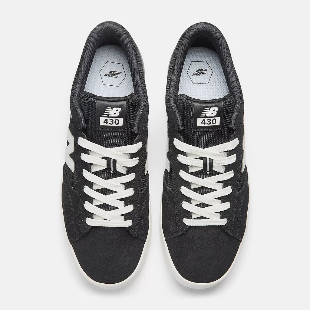 New Balance Numeric 430 Black/White Shoes (NM430BWH)