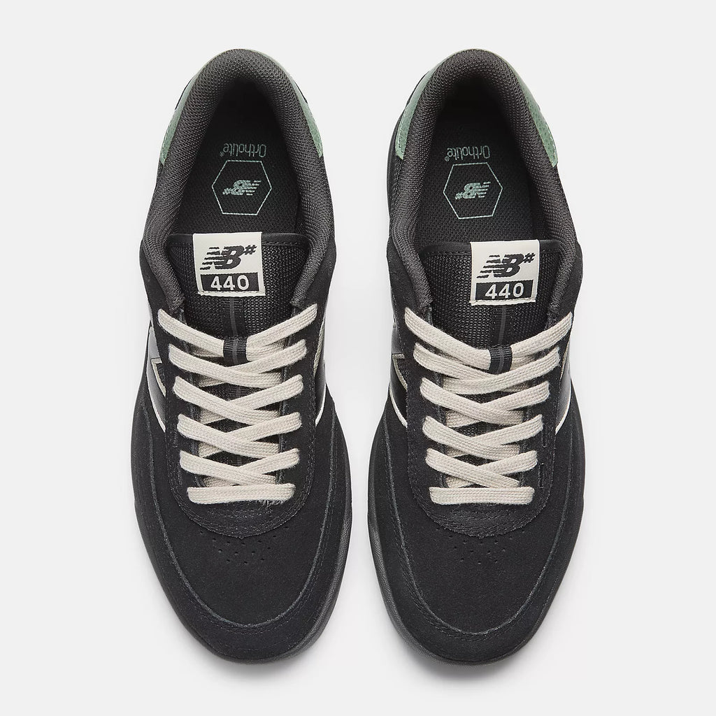 New Balance Numeric 440 V2 Black/White Shoes (NM440BG2)