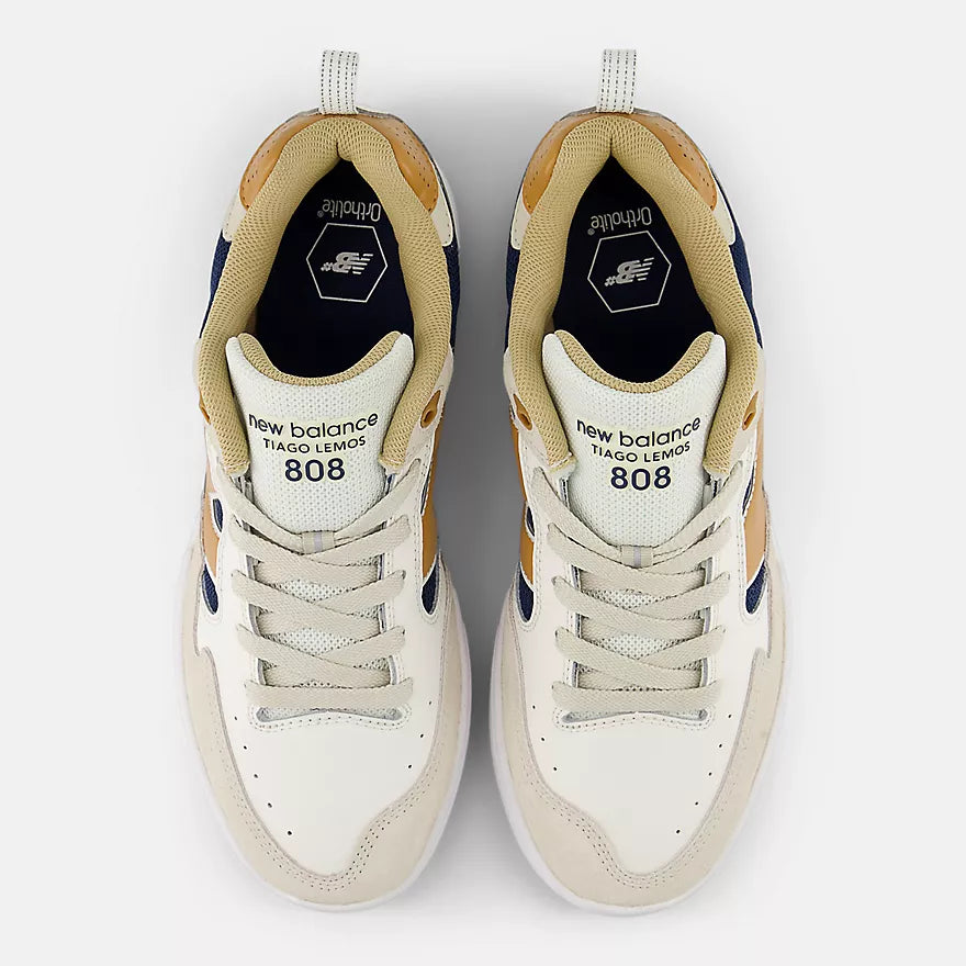 New Balance Numeric 808 Light Tiago Lemos Sea Salt Navy Shoes