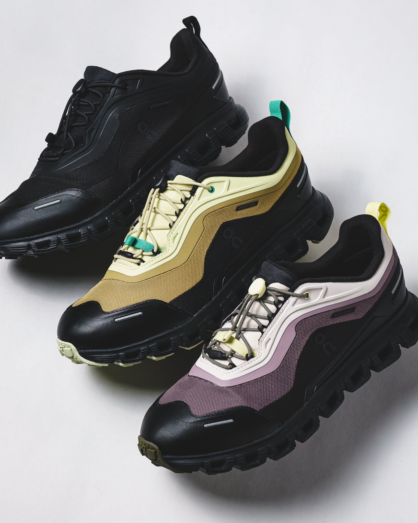 ON Women Cloud 6 Geo WP Black 3WG10351043