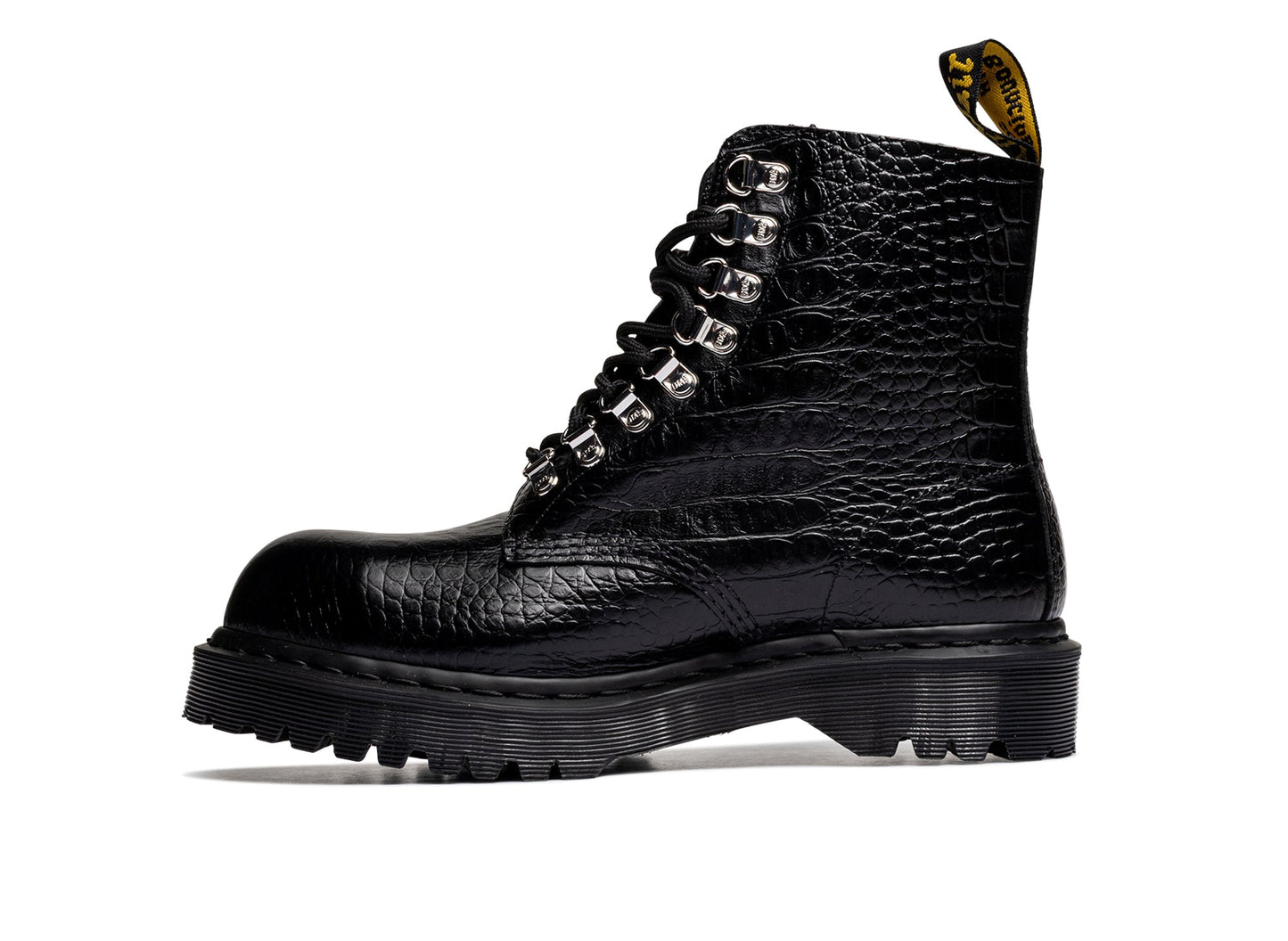 Dr. Martens Crocodile 1460 Pascal Steel Toe in Black