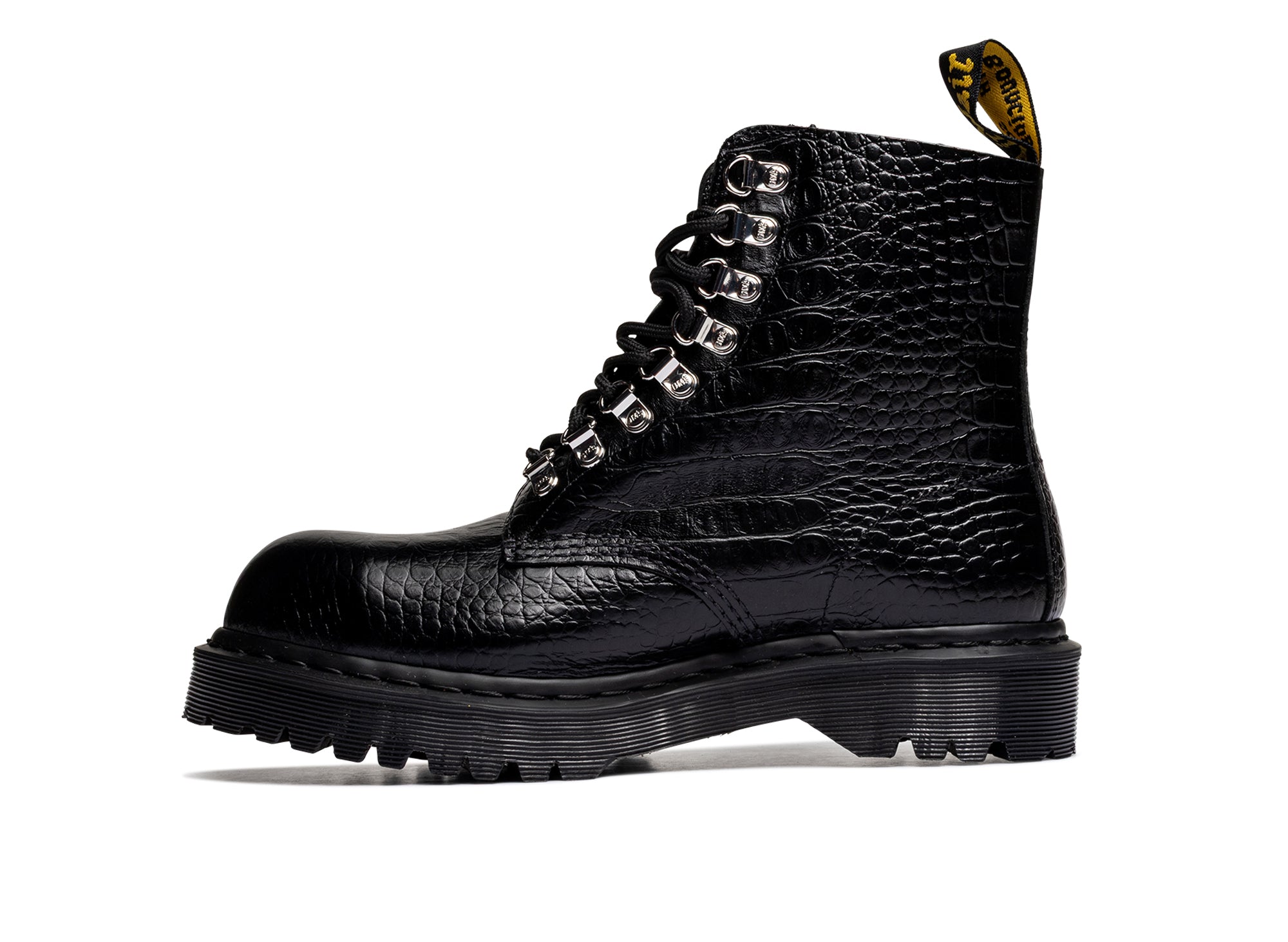 Dr. Martens Crocodile 1460 Pascal Steel Toe in Black