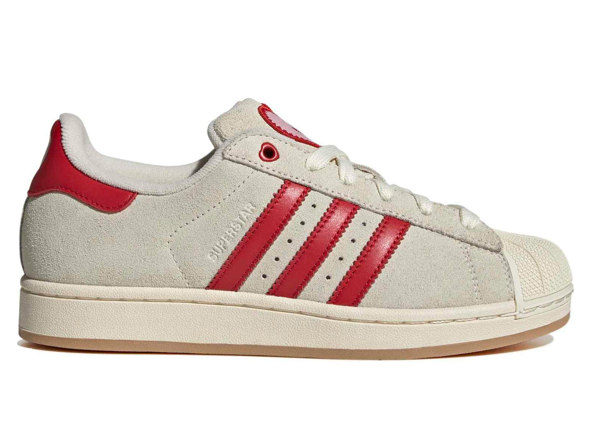 Women's Adidas Superstar II in Cream White