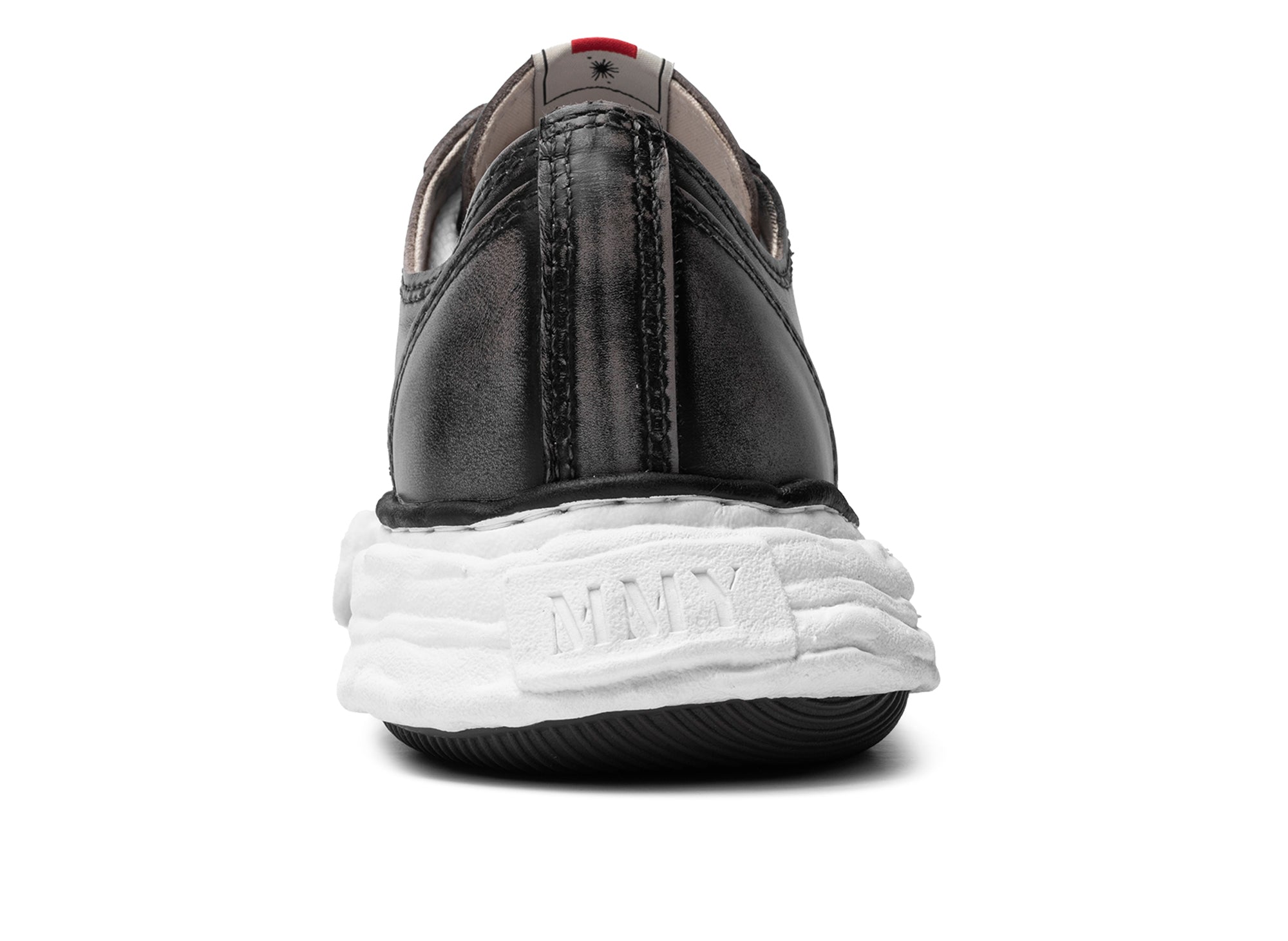 Maison Mihara Yasuhiro "PETERSON23" OG Sole Vintage Leather Effect in Black