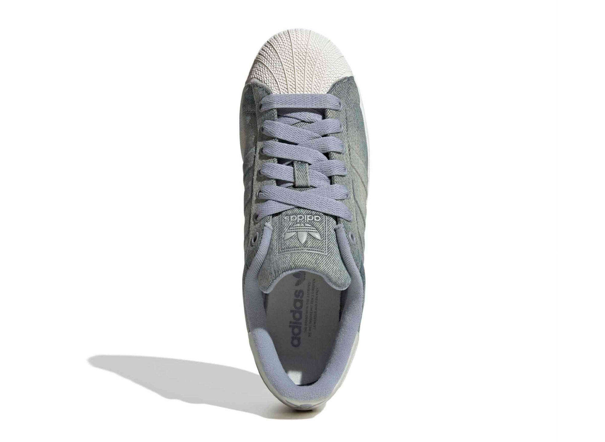 Adidas Superstar II in Halo Silver / Core White