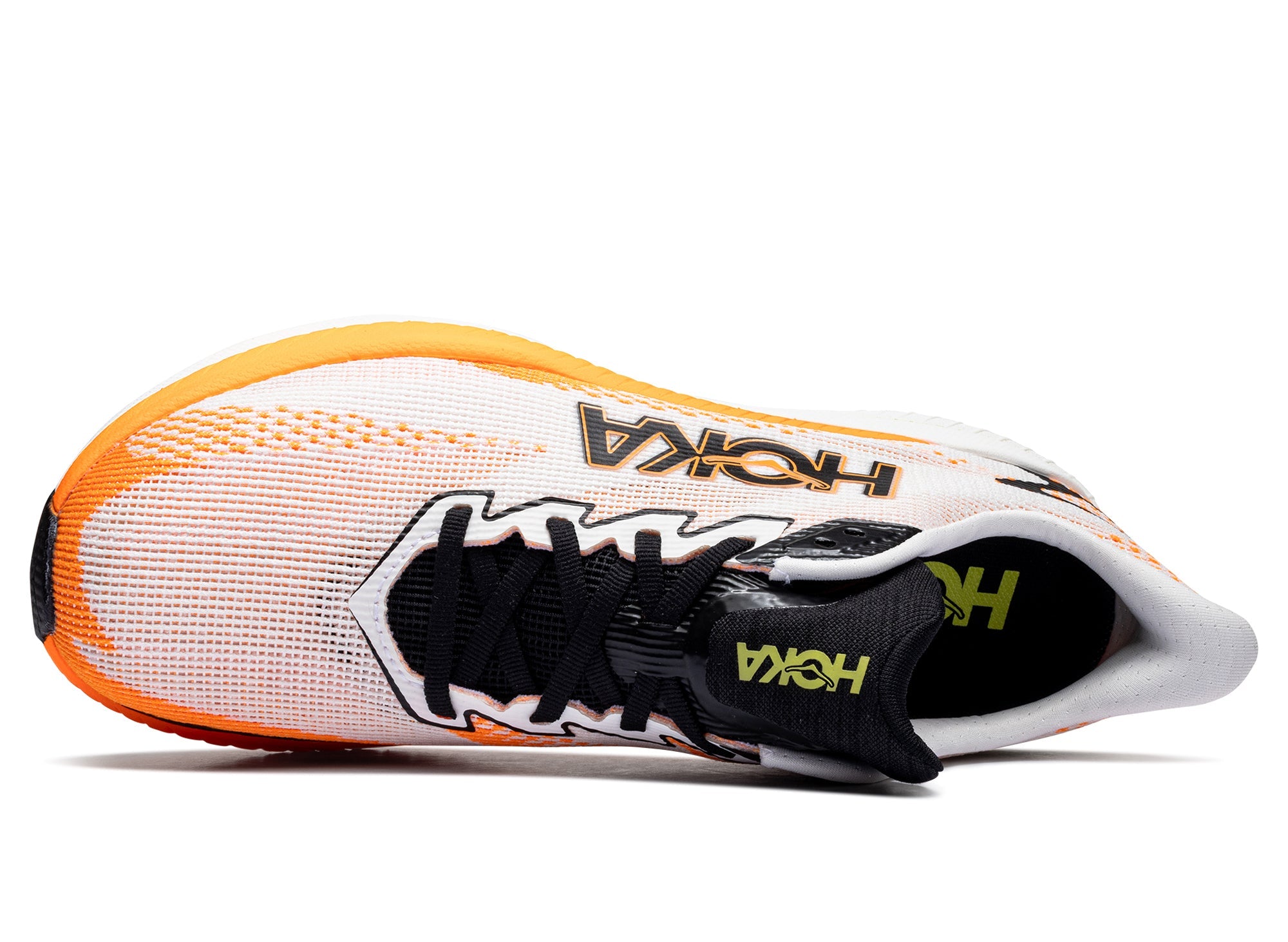 Hoka Mach X 3 'White / Neon Tangerine'
