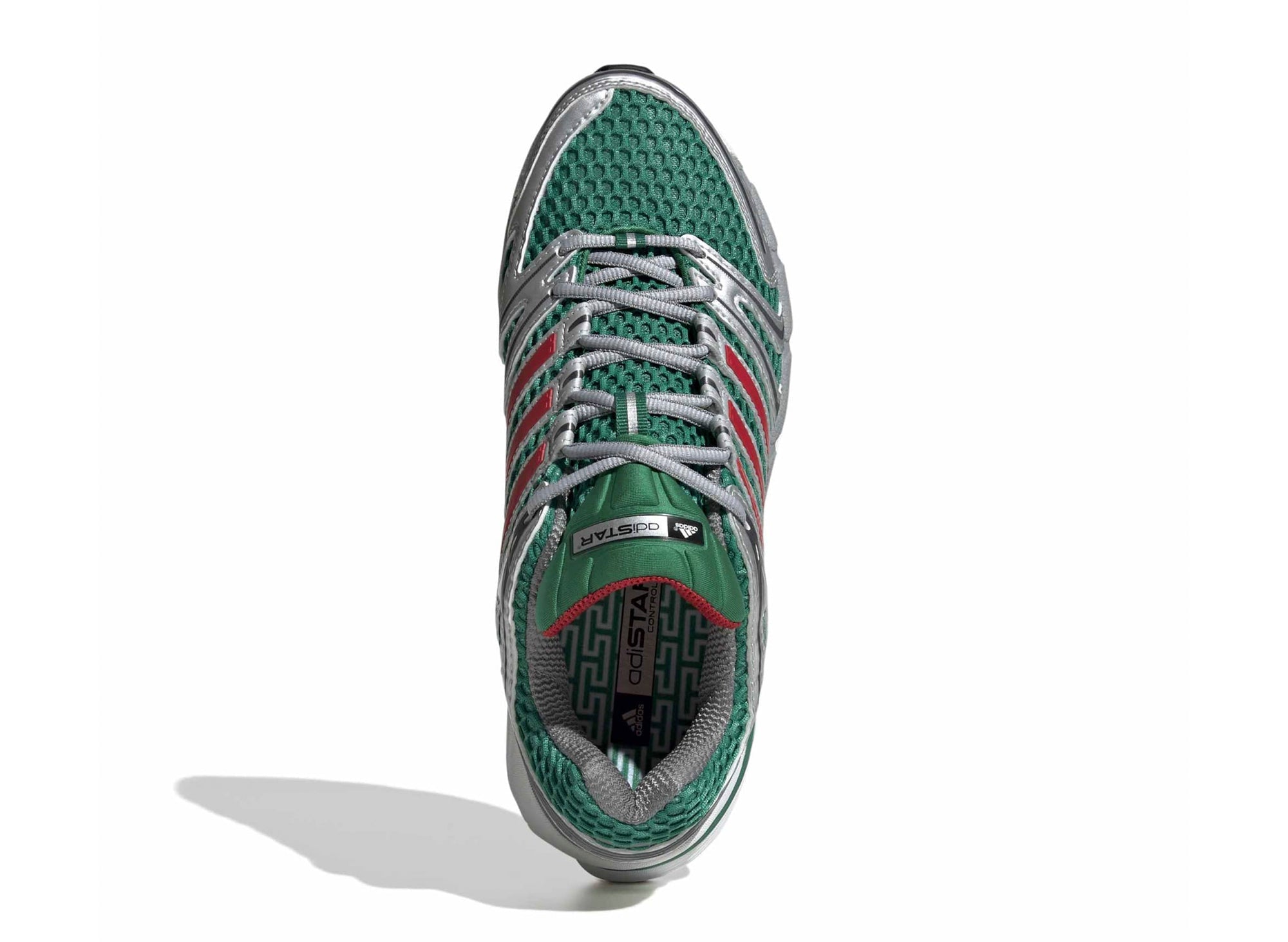 Adidas Adistar Control 5 in Bold Green / Better Scarlet