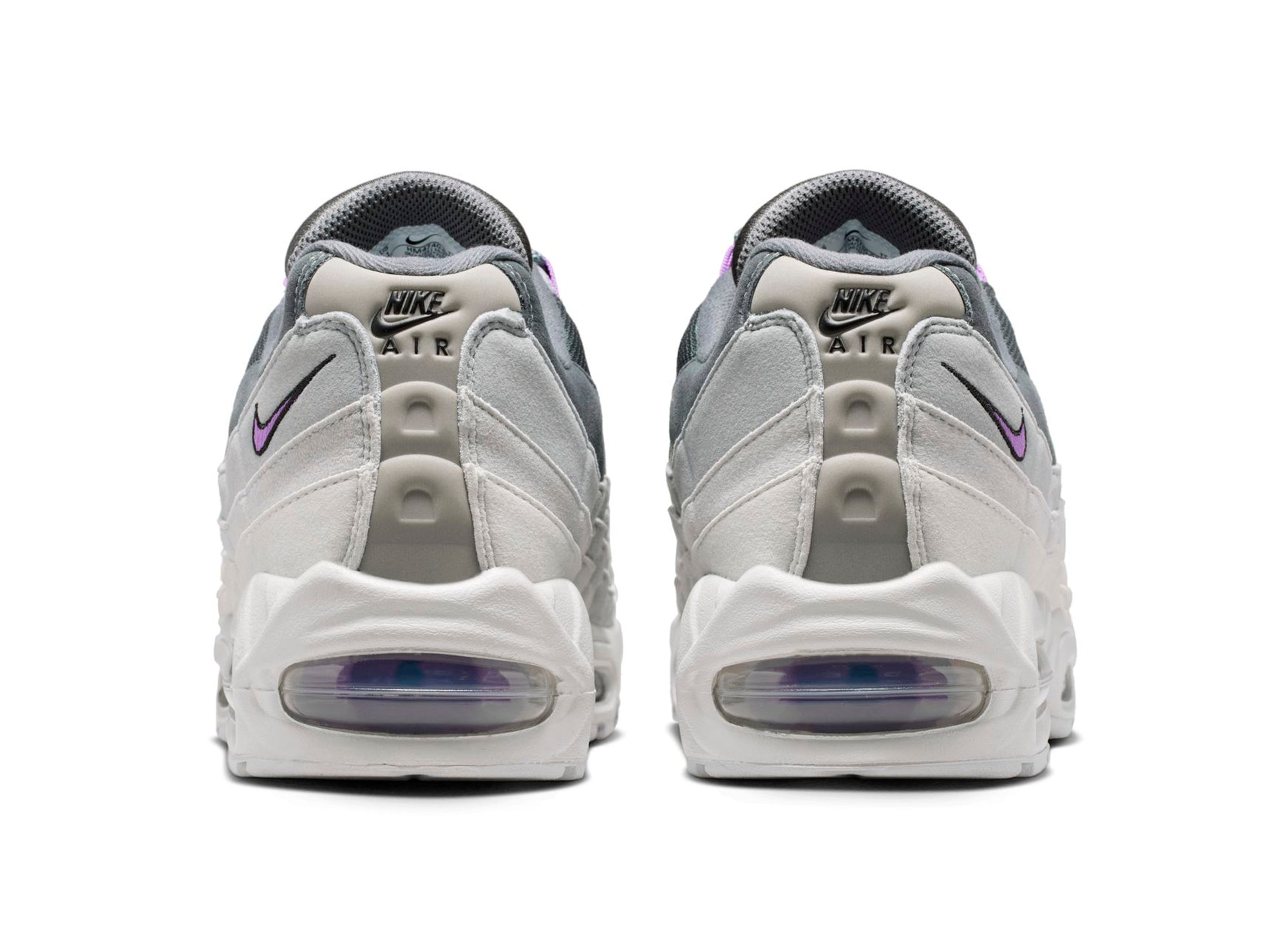 Nike Air Max 95 Big Bubble OG in "Photon Dust / Bright Violet"