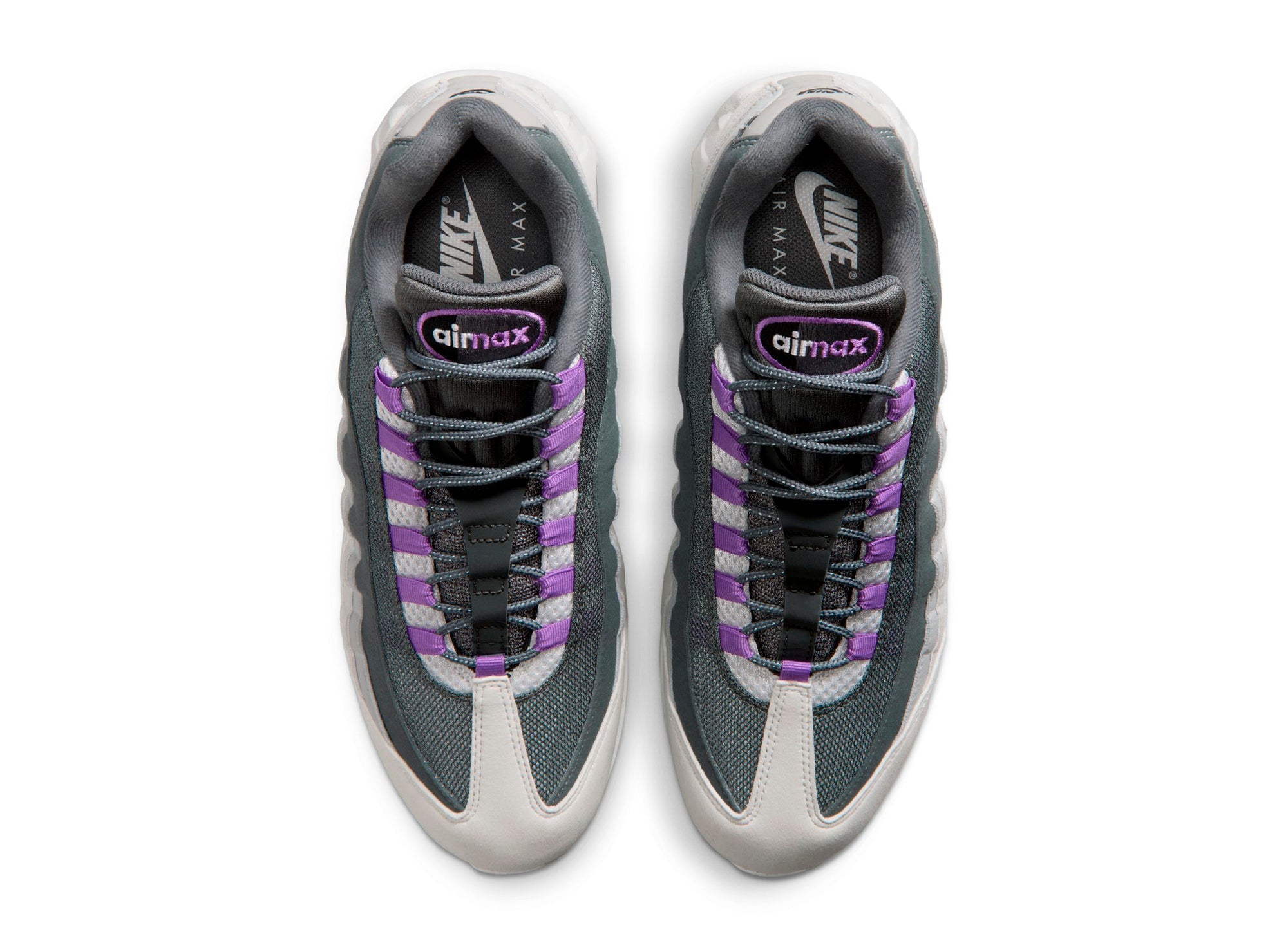 Nike Air Max 95 Big Bubble OG in "Photon Dust / Bright Violet"