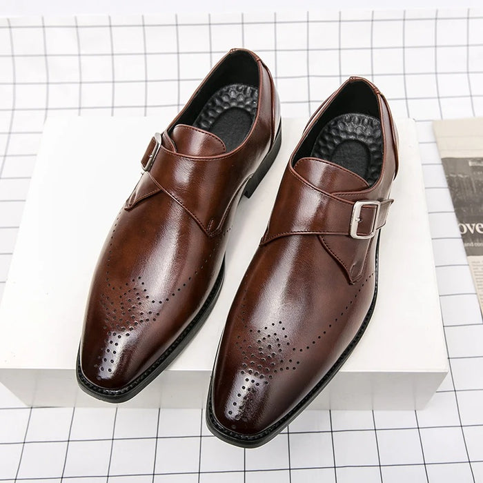 Paris Bordone Leather Dress Shoes