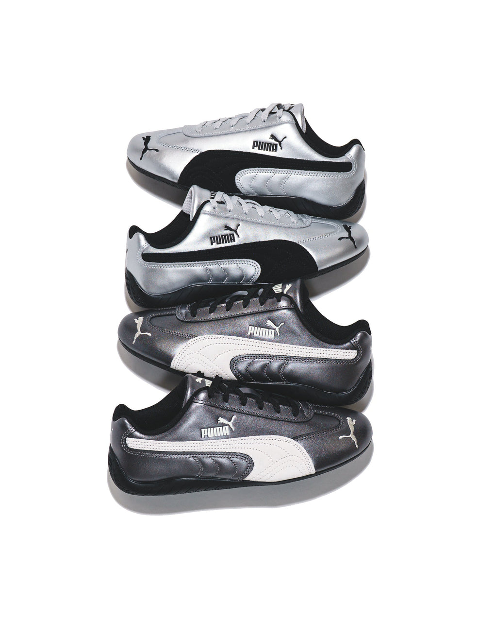 Puma Women Speedcat Metallic Silver Black 405357-01