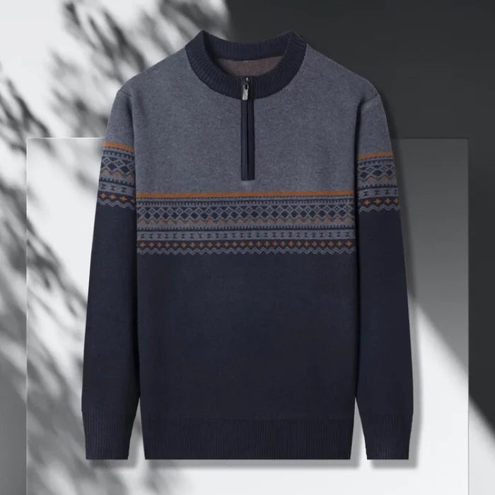 Sanzio Signature Zipper Sweater