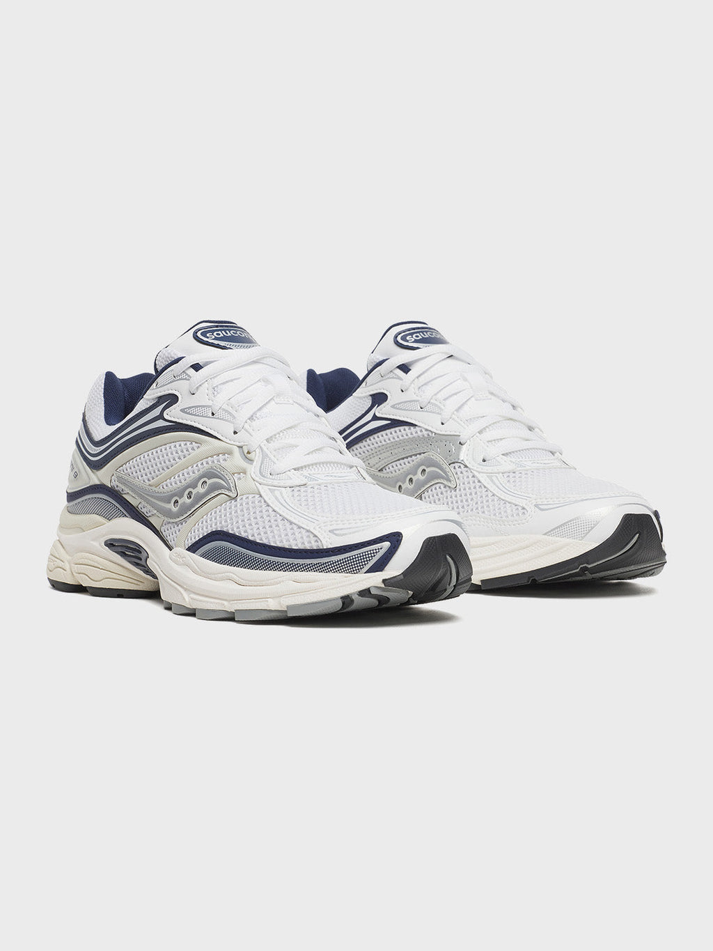 Saucony Progrid Omni 9 Sneakers | White/Navy