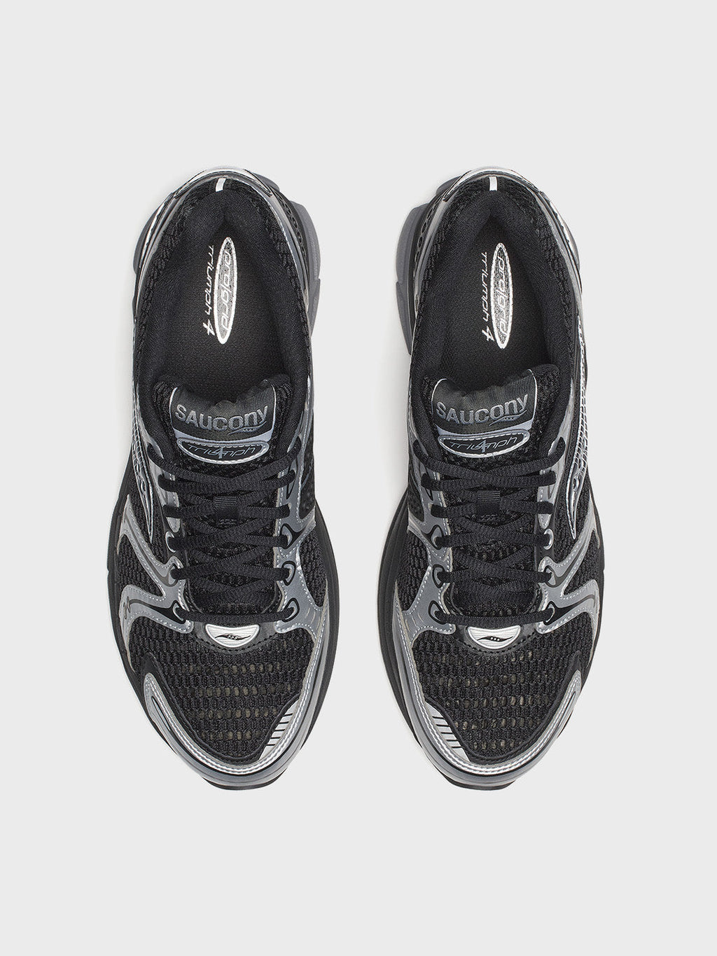 Saucony Progrid Triumph 4 Sneakers | Black/Silver