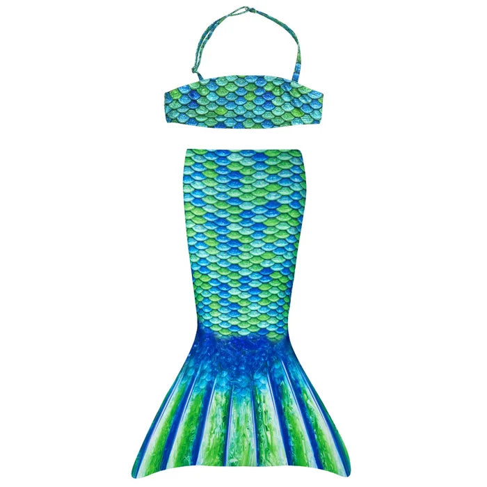 Toddler Mermaid Set Aussie Green Size 3