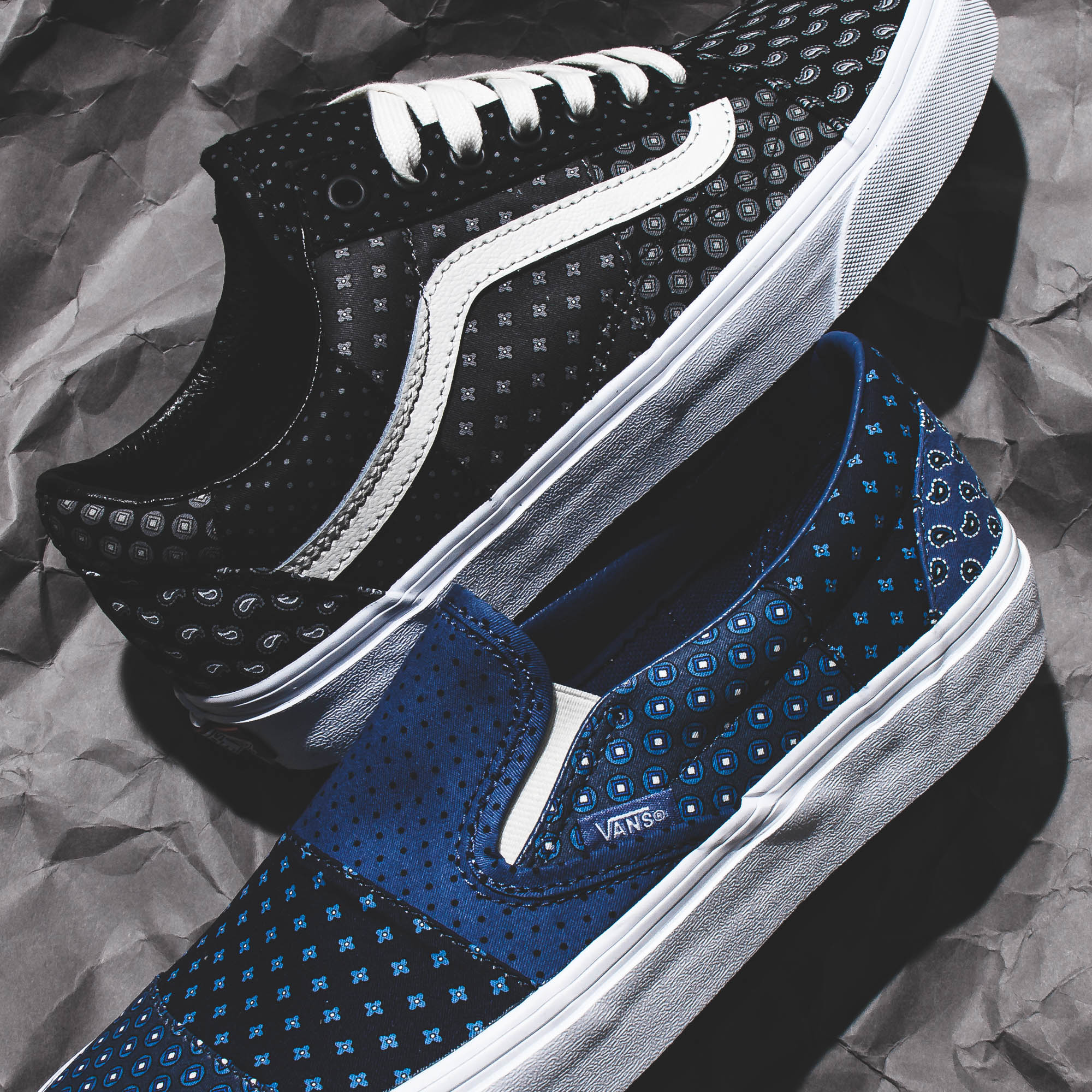 Vans Men UA Old Skool Patchwork Black VN0A3WKT9XJ1