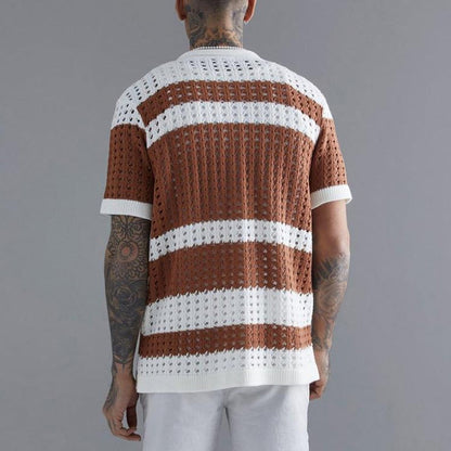 Vinthentic Finuchi Men's Knitted Button-up Shirt