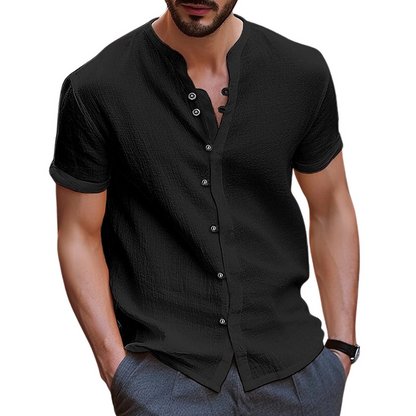 Vinthentic Giomano Men's Linen Button-up