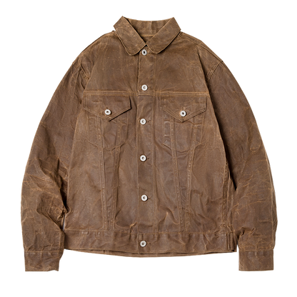 Vinthentic Retro Men's Tin Cloth Jacket