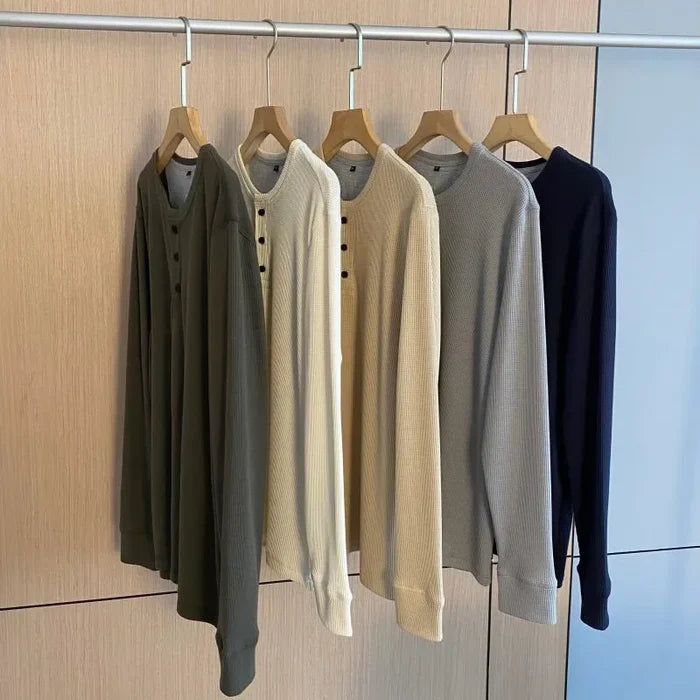 Vinthentic Signature Waffle Long Sleeve Shirt