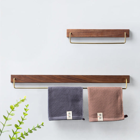 Vinthentic Wooden Bath Towel Rail