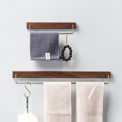 Vinthentic Wooden Bath Towel Rail