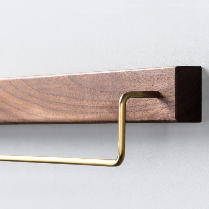 Vinthentic Wooden Bath Towel Rail