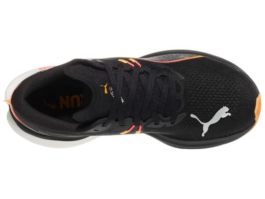 PUMA | Deviate Nitro 3 | Women's | Puma Black/Sunset Glow/Sun Stream